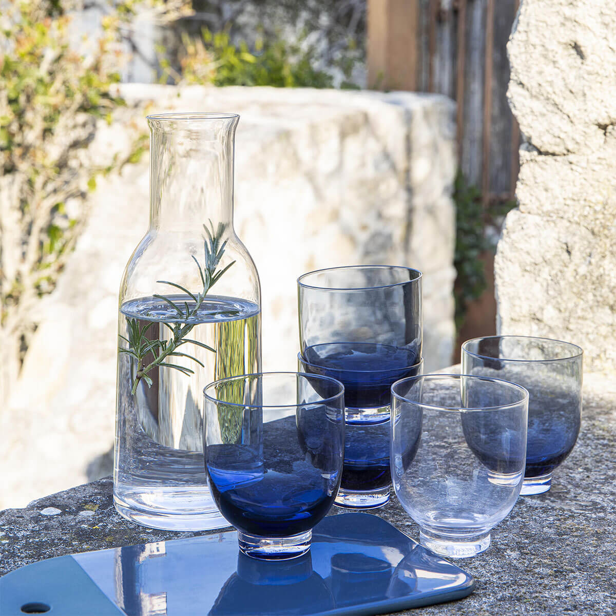 BAHIA BLEU DE ROCHE Planche en grès 25 x 13,5 cm - Image 3