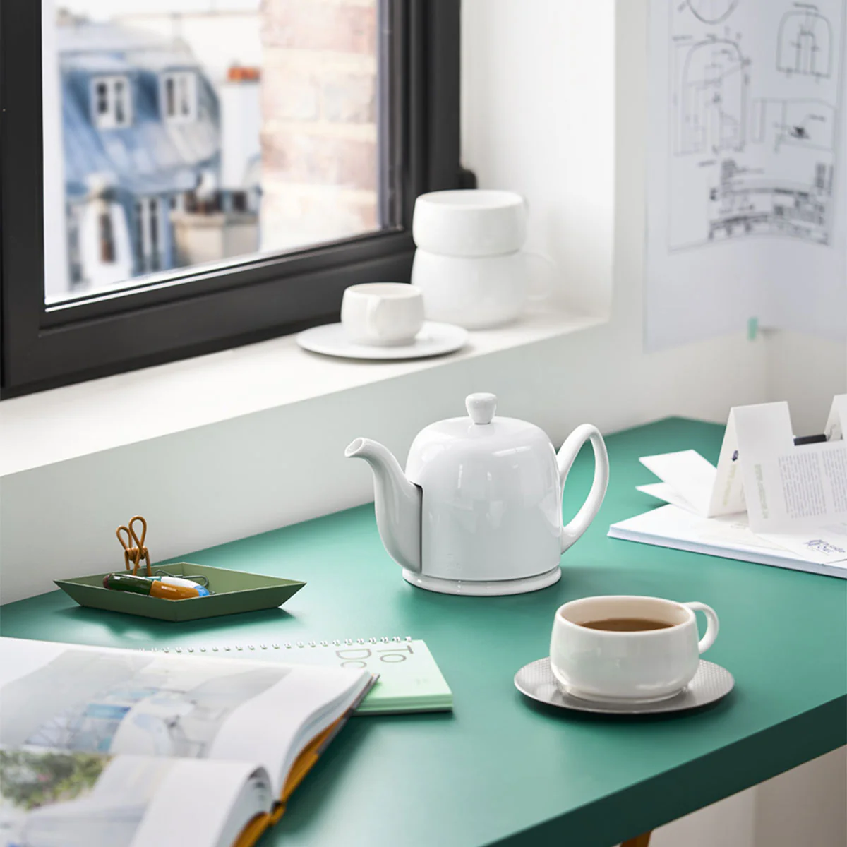 CAFETERIE EMPILEO BLANC Tasse à thé/café 25 cl - Image 3