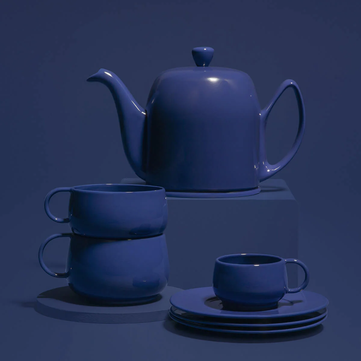 CAFETERIE EMPILEO BLEU GOURMET Tasse à thé/café 25 cl - Image 3