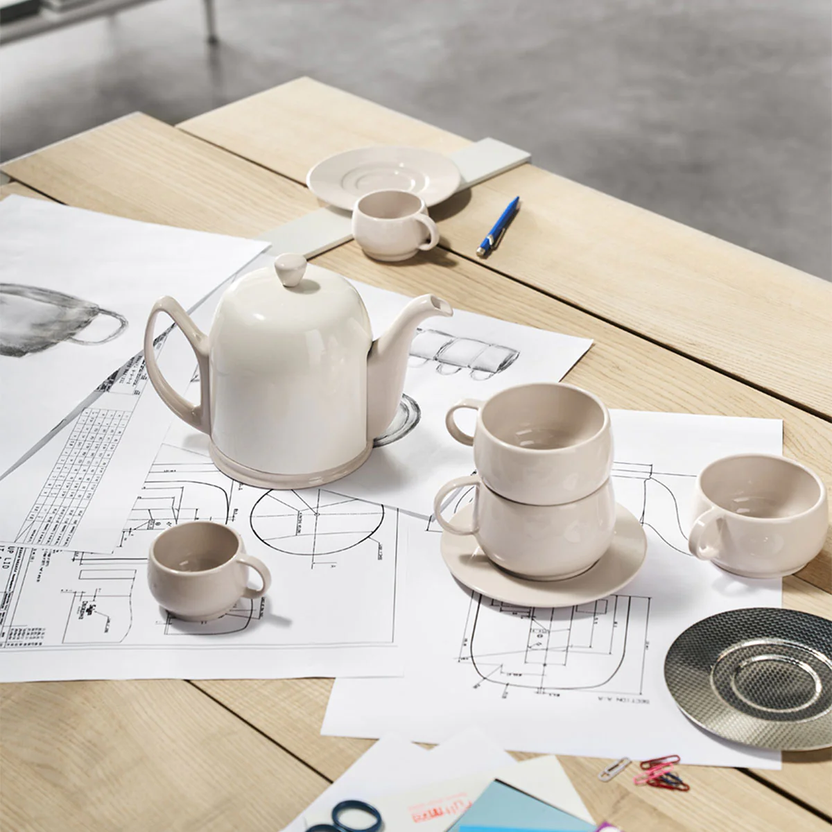 CAFETERIE EMPILEO ROSE NUDE Soucoupe 15 cm - Image 3