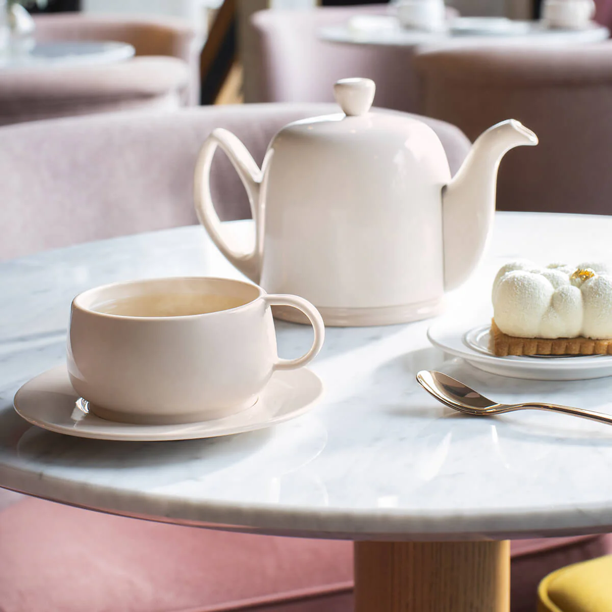 CAFETERIE EMPILEO ROSE NUDE Soucoupe 15 cm - Image 6