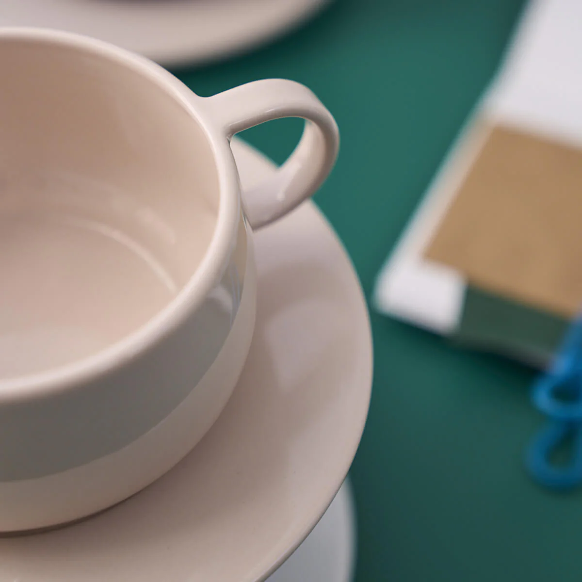 CAFETERIE EMPILEO ROSE NUDE Soucoupe 15 cm - Image 8