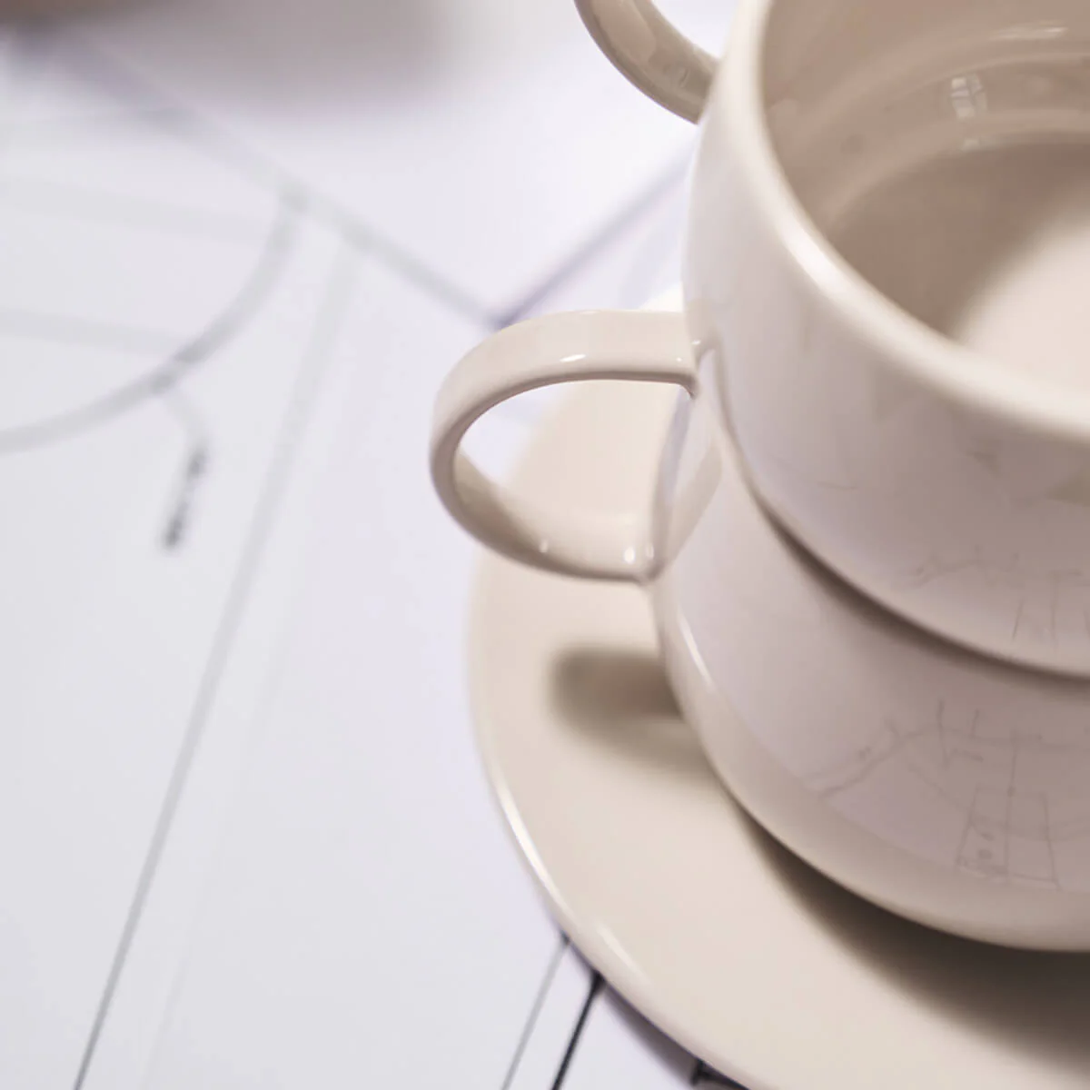 CAFETERIE EMPILEO ROSE NUDE Soucoupe 15 cm - Image 9