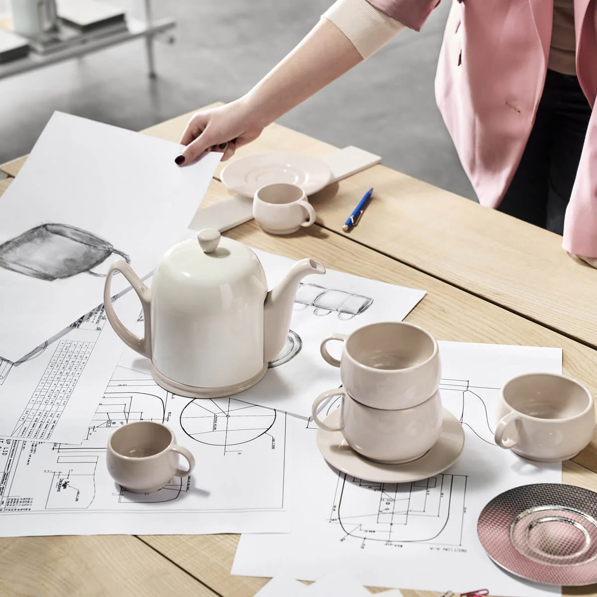 CAFETERIE EMPILEO ROSE NUDE Tasse à thé/café 25 cl - Image 5