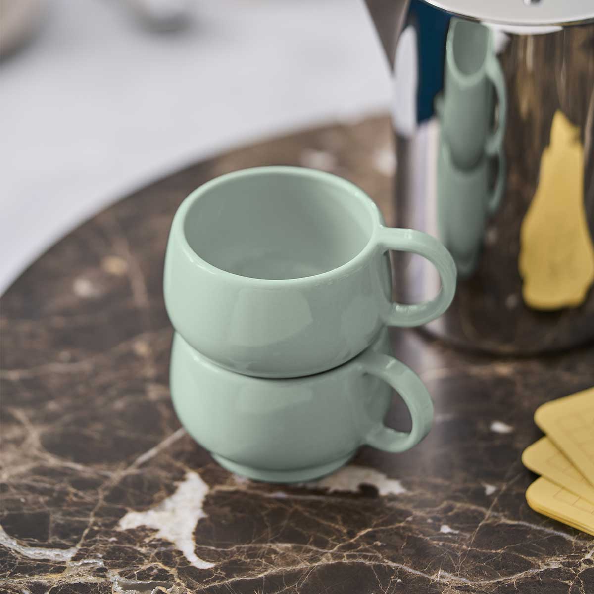 CAFETERIE EMPILEO VERT AMANDE Tasse à café/expresso 10 cl - Image 3