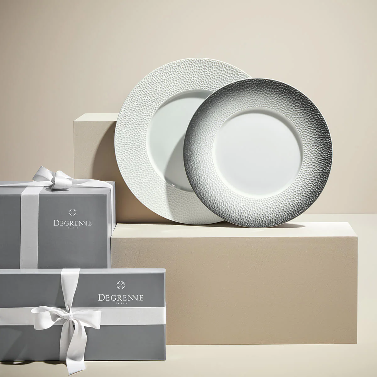 COLLECTION L FRAGMENT NOIR Assiette plate ronde 27,9cm - Image 4