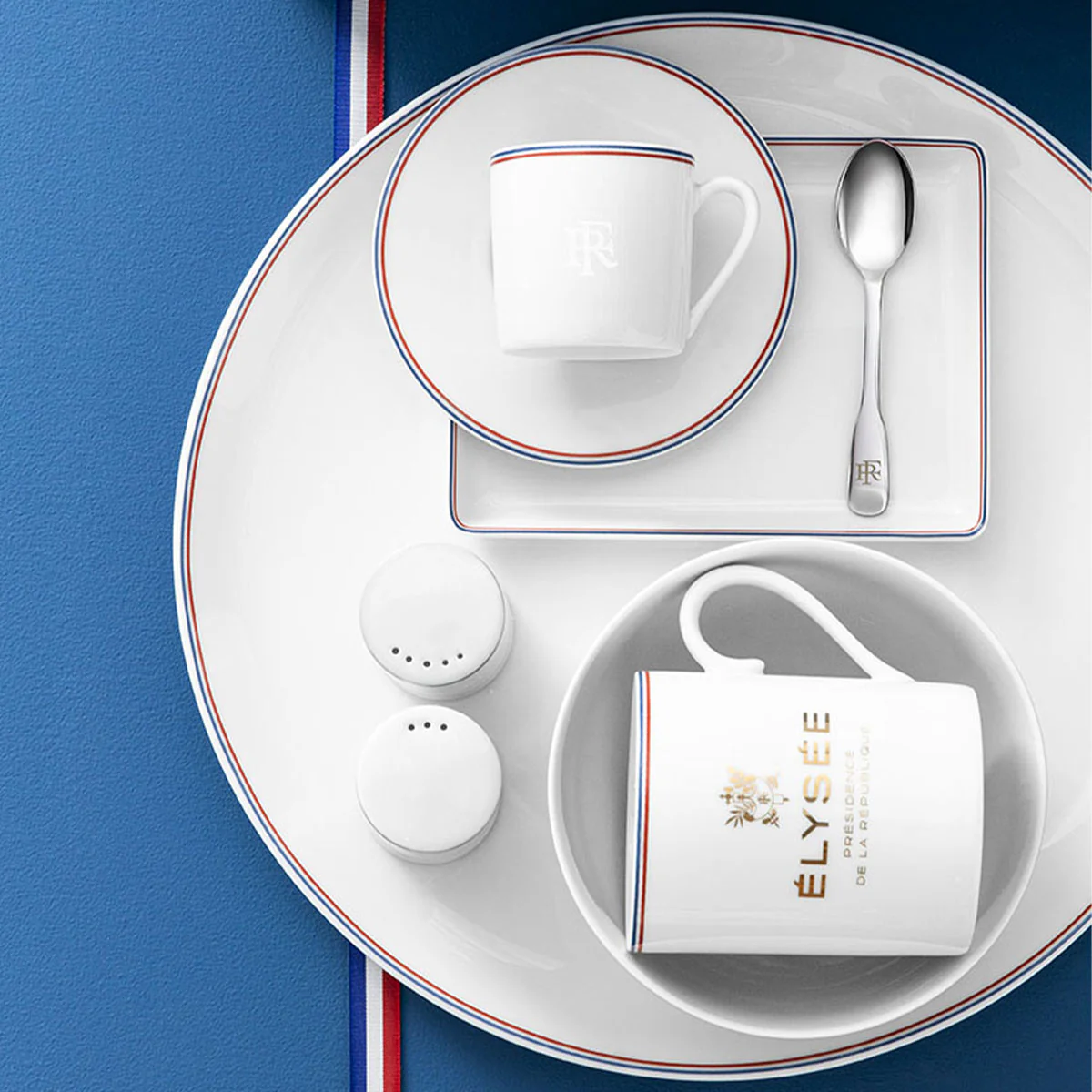 DEGRENNE ELYSEE Coffret salière et poivrière République française - Image 5