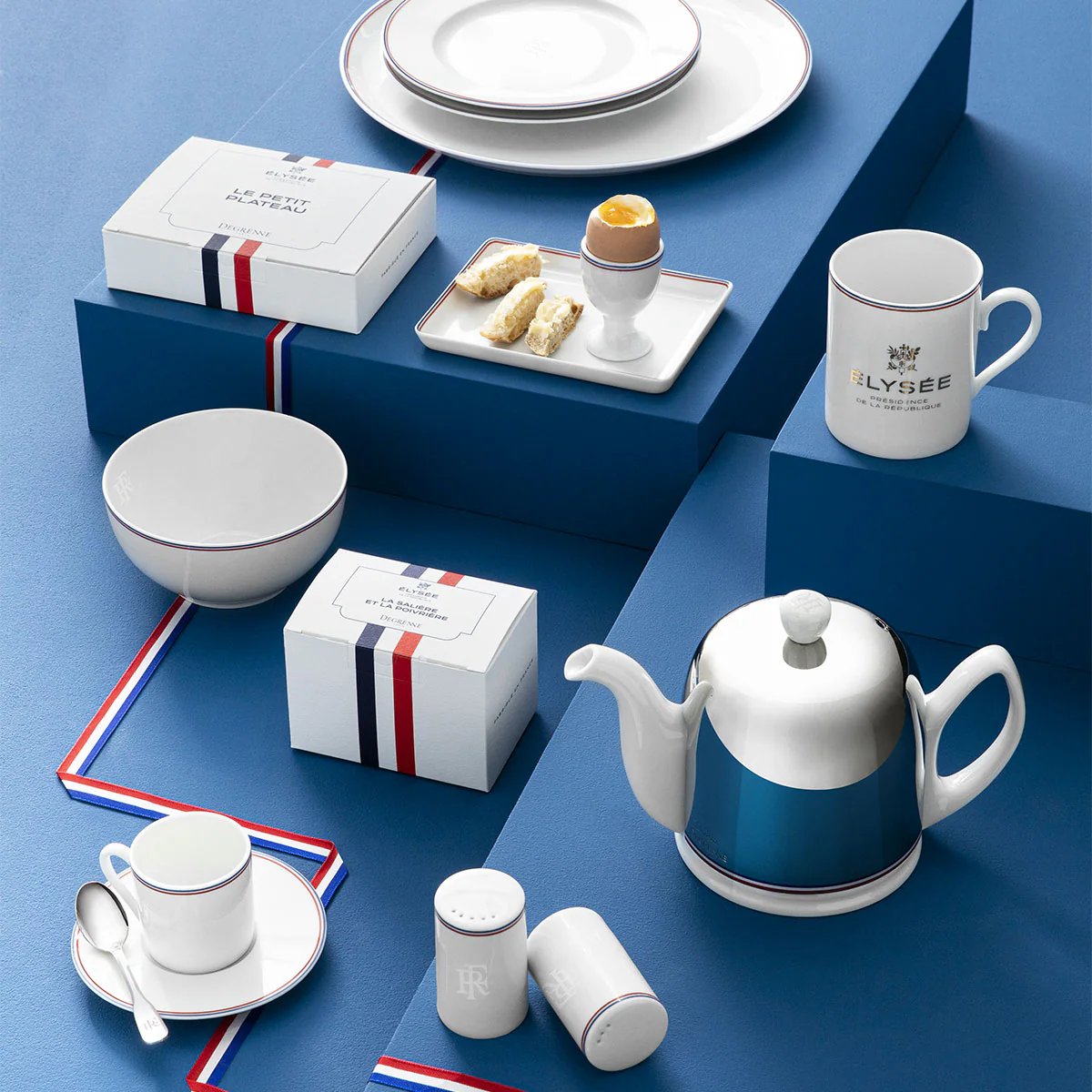 DEGRENNE ELYSEE Coffret salière et poivrière République française - Image 6