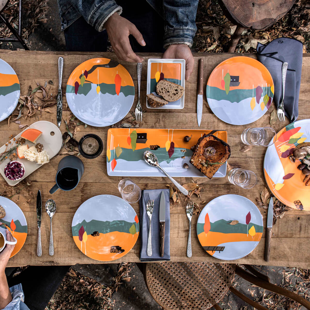 DESTINATION FORET Plat à tarte 32 cm - Image 4