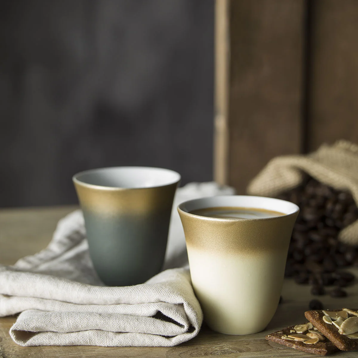 ILLUSIONS MULTICOLORE Coffret 4 tasses à moka 7 cl - Image 5